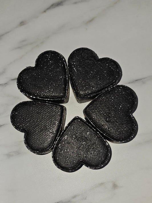 Activated Charcoal Shampoo Heart (perfect for all hair types)