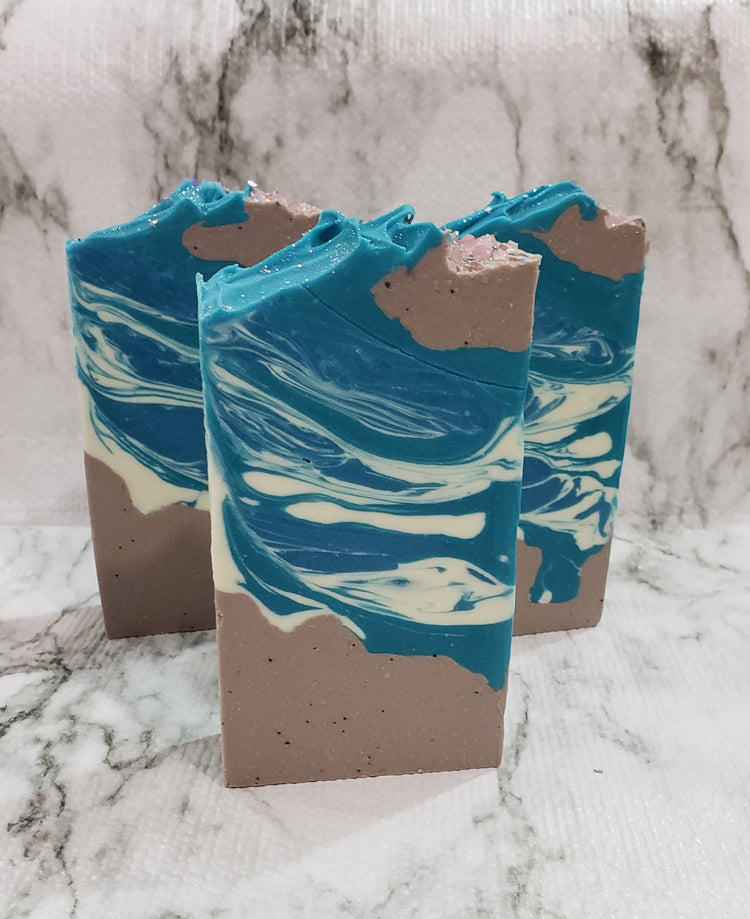 Ocean Waves Palm Free/Vegan Mild Exfoliation Natural Bar